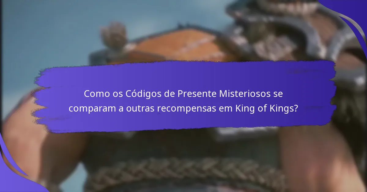 Que recompensas podem os jogadores esperar dos Códigos de Presente Misteriosos?