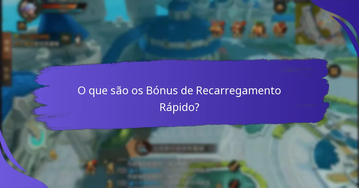 Como se comparam os bónus de recarregamento rápido de diferentes prestadores?