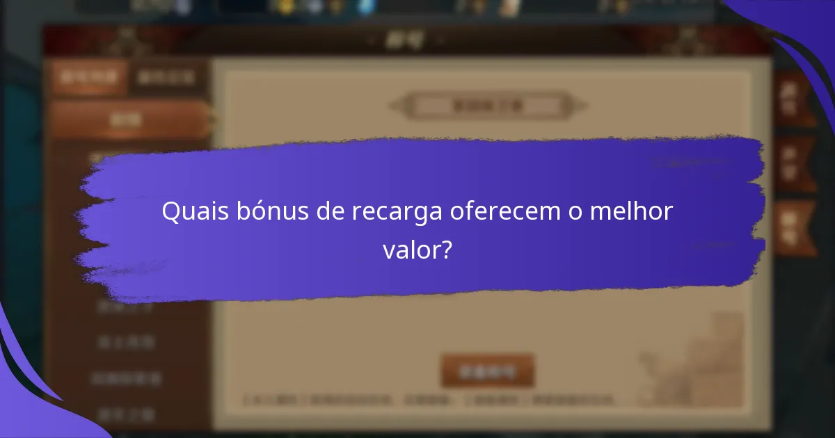 Quais são os riscos associados aos bónus de recarga exclusivos?