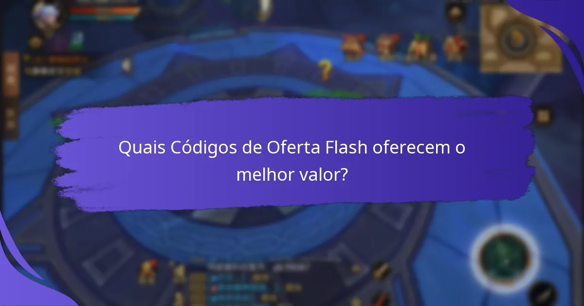 Quais são os riscos e limitações dos Códigos de Oferta Flash?
