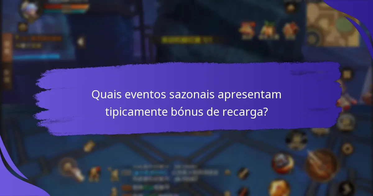 Como podem os utilizadores reclamar bónus de recarga de férias?